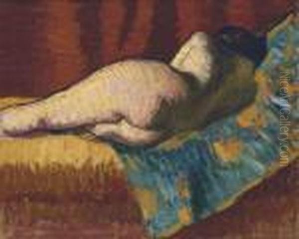 Reclining Nude Oil Painting by Roderic O'Conor