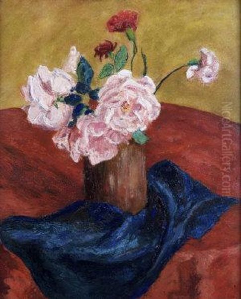 Fleurs Oil Painting by Roderic O'Conor