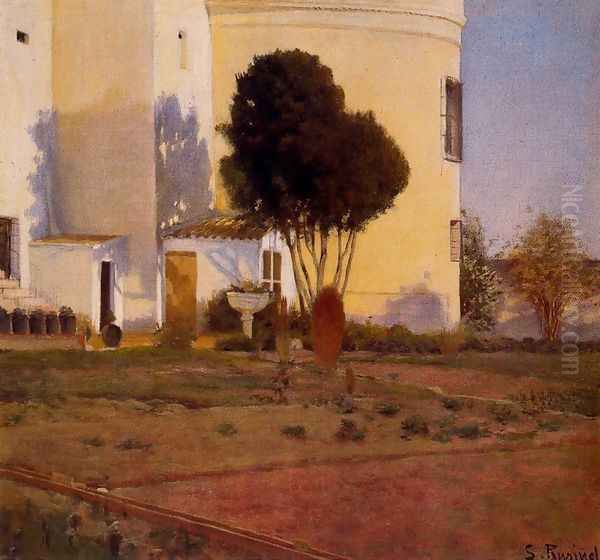 Huerto del Vinyet Oil Painting by Santiago Rusinol i Prats