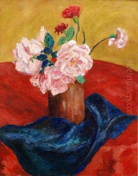 Flowers Oil Painting by Roderic O'Conor