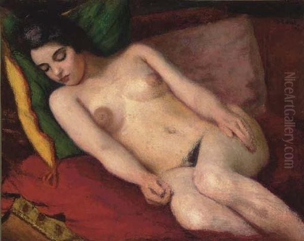 Reclining Nude Oil Painting by Roderic O'Conor