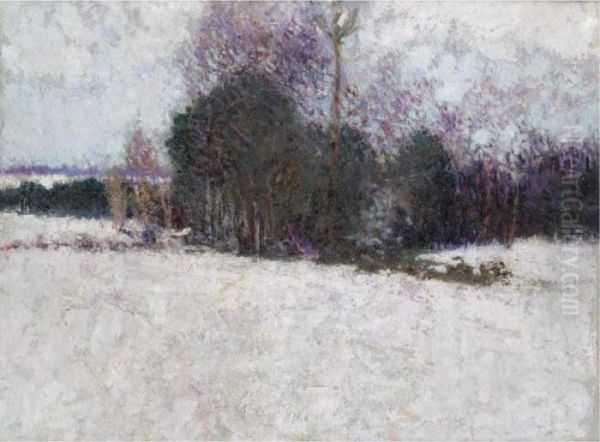 Paysage De Neige Oil Painting by Roderic O'Conor