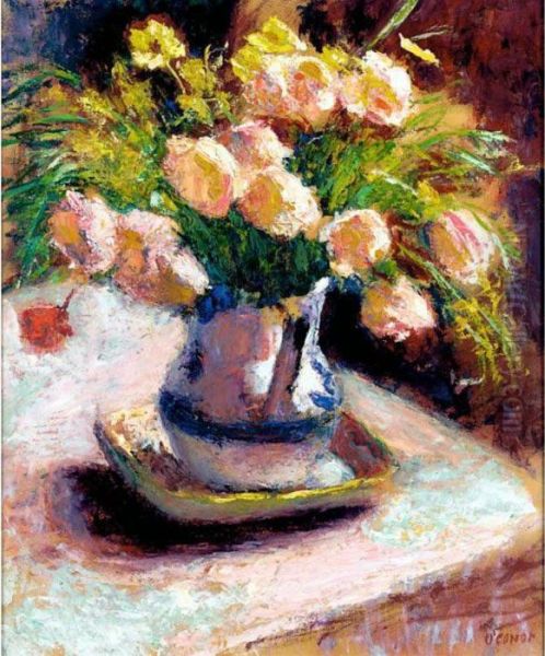 Flowers Oil Painting by Roderic O'Conor