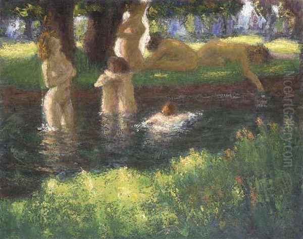 The Bathers Oil Painting by Roderic O'Conor