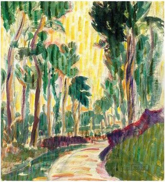 The Avenue Oil Painting by Roderic O'Conor