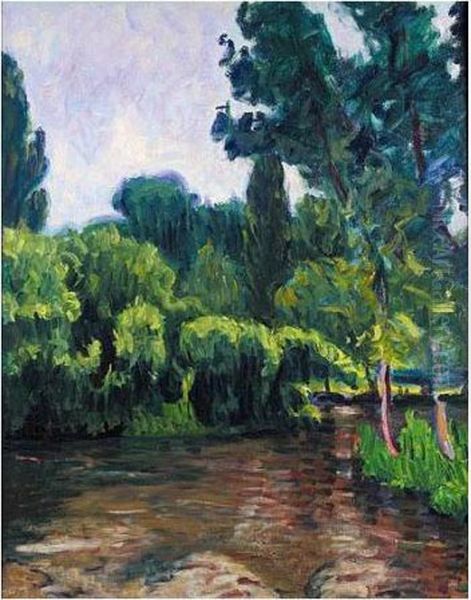 Montigny Landscape Oil Painting by Roderic O'Conor