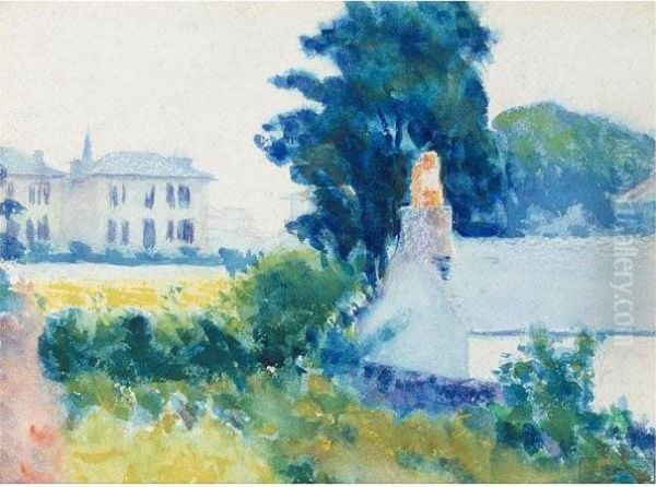 White Houses In A Landscape by Roderic O'Conor