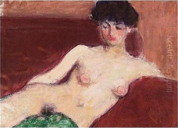 Reclining Nude Oil Painting by Roderic O'Conor