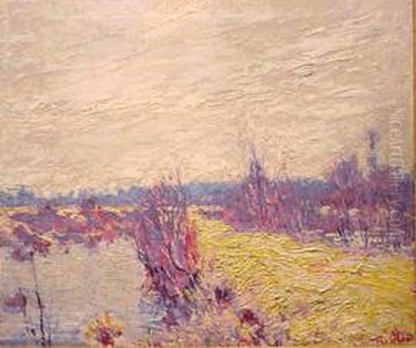 Autumn Landscape Oil Painting by Roderic O'Conor