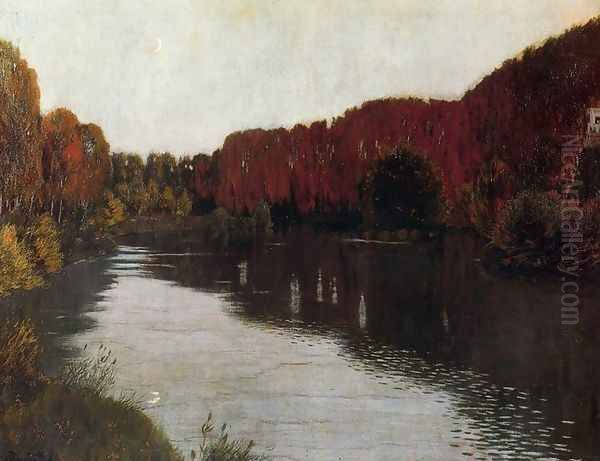 Reflejos Oil Painting by Santiago Rusinol i Prats