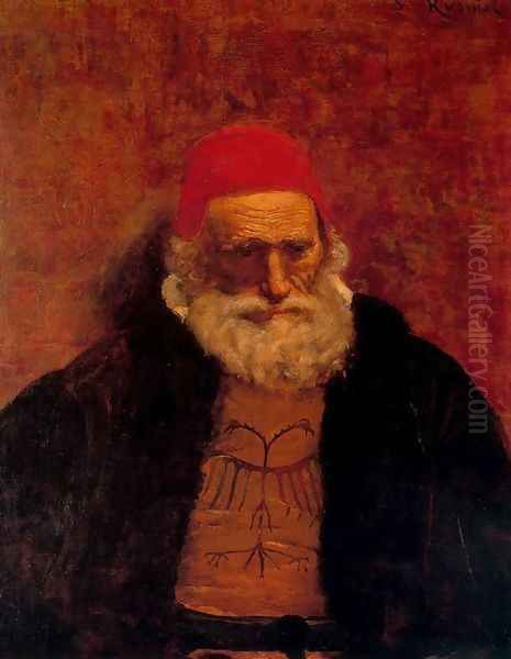 Fausto Oil Painting by Santiago Rusinol i Prats