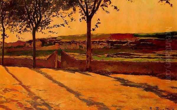 Paisaje Oil Painting by Santiago Rusinol i Prats