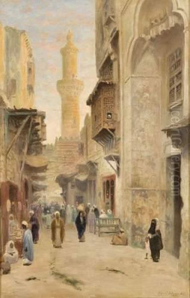 La Medinah. Oil Painting by Frans Wilhelm Odelmark