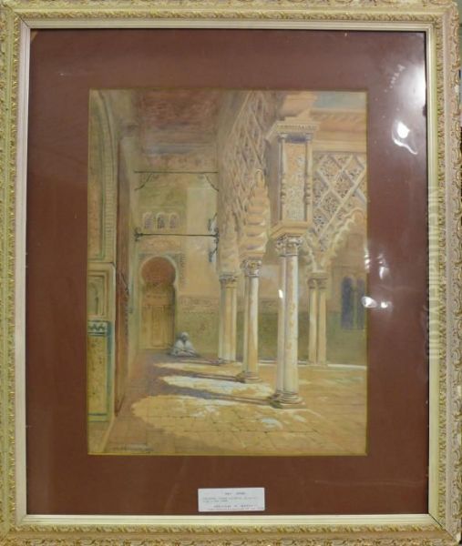 Palatsgard. Oil Painting by Frans Wilhelm Odelmark