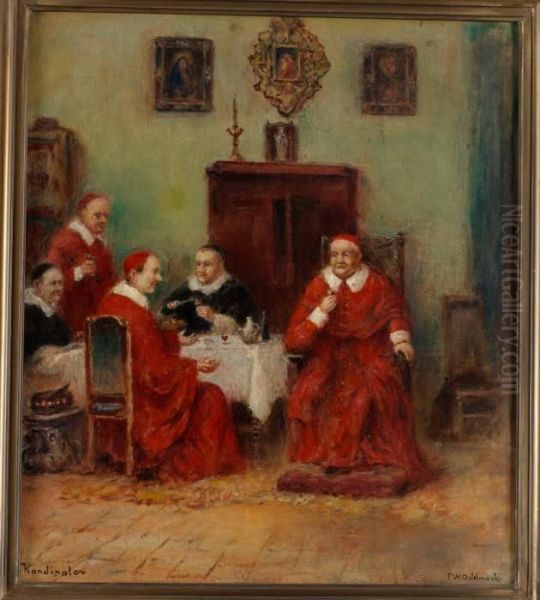 Kardinalen Oil Painting by Frans Wilhelm Odelmark