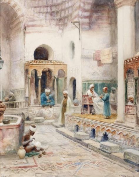 Kairo Oil Painting by Frans Wilhelm Odelmark