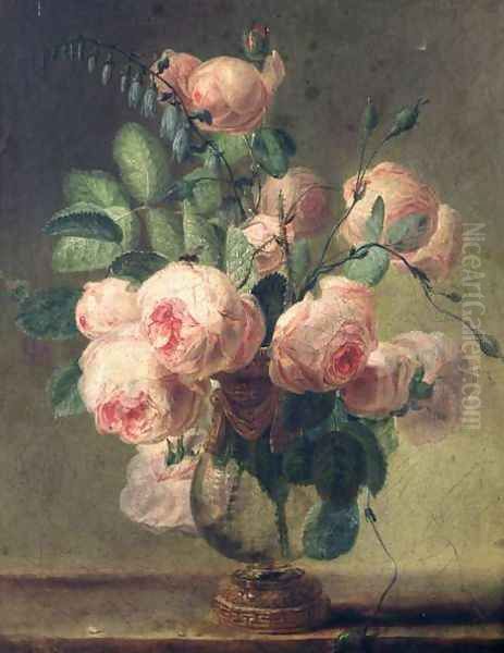 Vase of Flowers Oil Painting by Pierre-Joseph Redoute