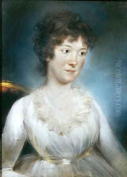 Portrait of Mrs David Russell, 1799 Oil Painting by John Russell