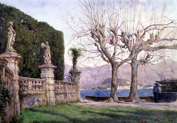 Villa Carlotta Oil Painting by Ernest Arthur Rowe