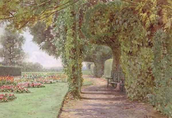 Holme Lacey, early autumn by Ernest Arthur Rowe