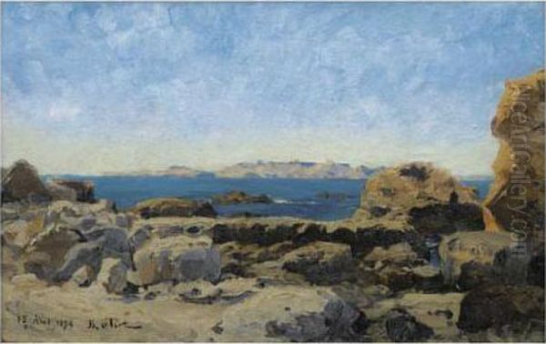 Marseille, La Rade Oil Painting by Jean-Baptiste Olive