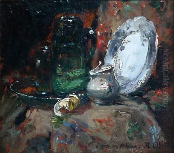 Nature Morte Oil Painting by Jean-Baptiste Olive