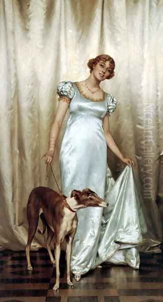 Good Companions Oil Painting by Vittorio Reggianini