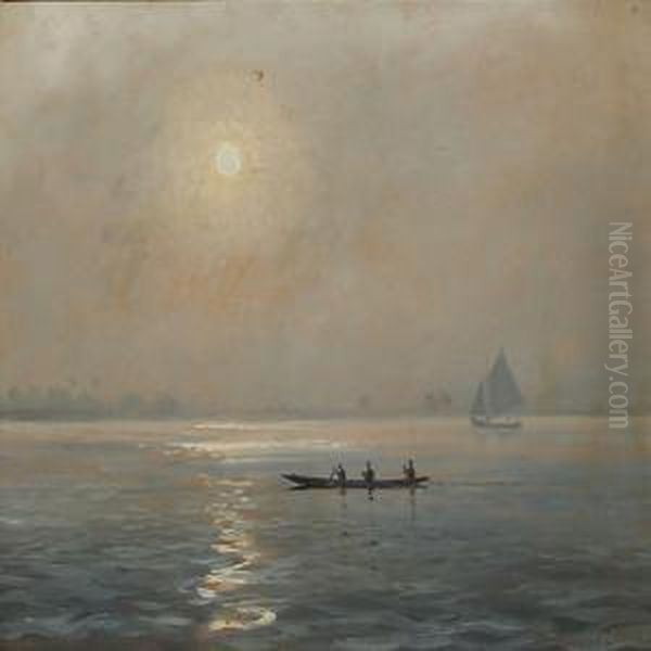 Morning In Rufisque, Senegal Oil Painting by Christian Benjamin Olsen