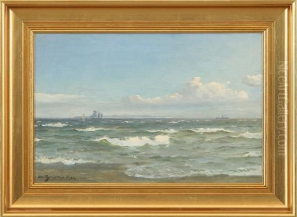 Costal Scene Oil Painting by Christian Benjamin Olsen