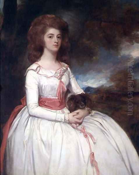 Portrait of Mrs. Moody Oil Painting by George Romney