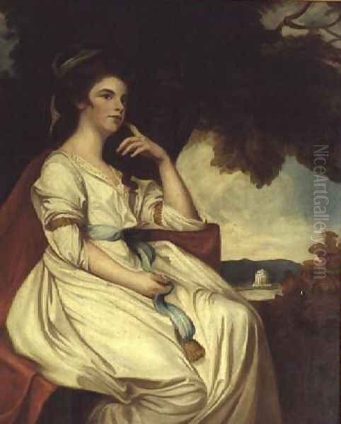 Isabella Curwen Oil Painting by George Romney