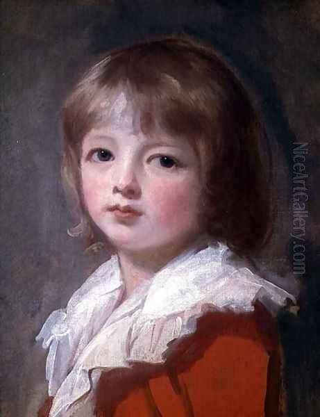 Portrait of a boy Oil Painting by George Romney