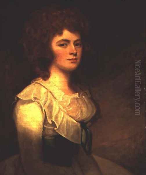 Portrait of Catherine Chichester Oil Painting by George Romney