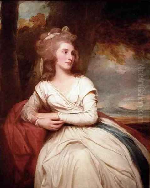 Lady Mary Sullivan Oil Painting by George Romney