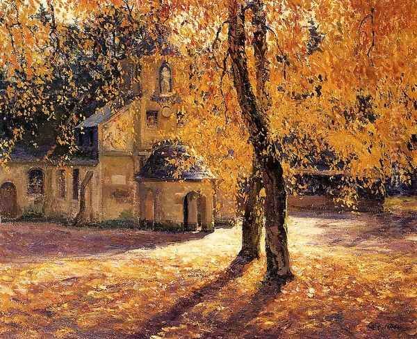 Notre Dame de Grace, Honfleur Oil Painting by Guy Rose