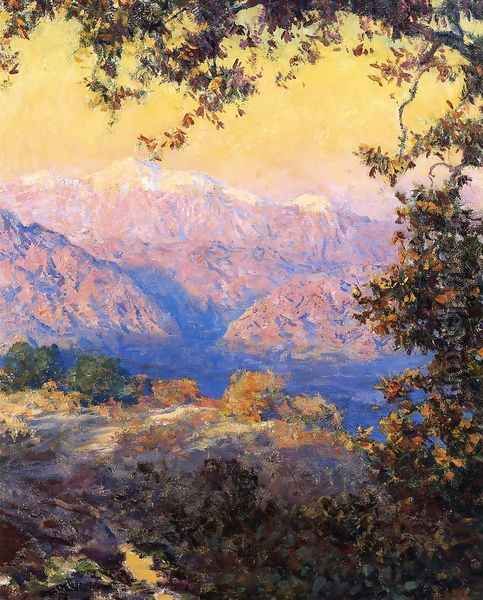 Sunset Glow Oil Painting by Guy Rose