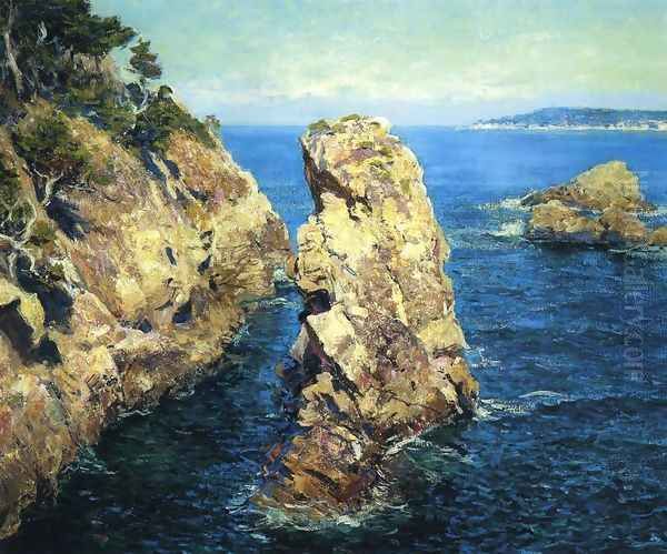 Point Lobos Oil Painting by Guy Rose