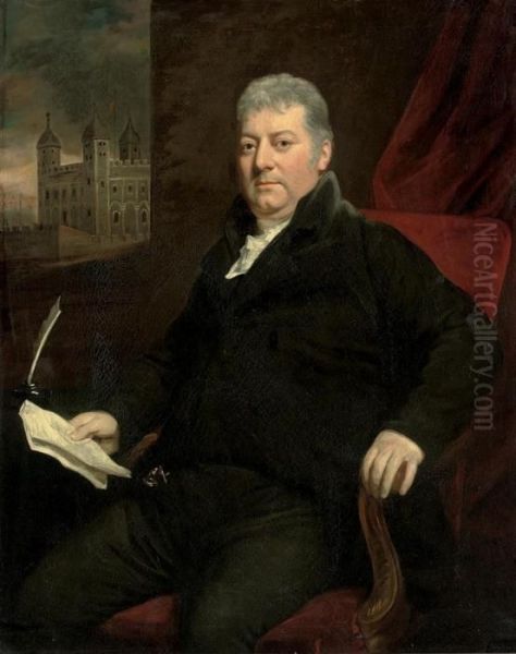 Portrait Of Sir Daniel Williams Oil Painting by John Opie