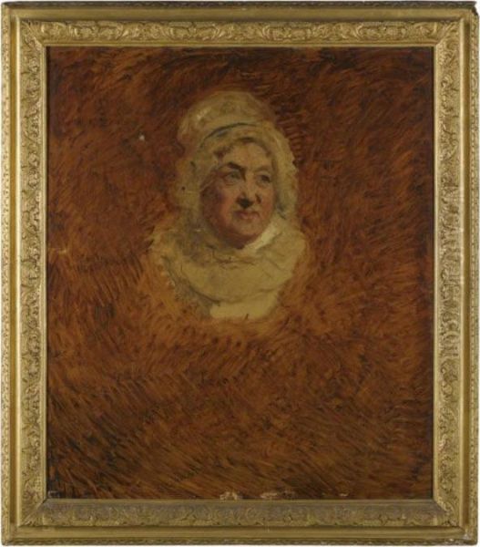 Sketch For The Head Of A Lady Oil Painting by John Opie