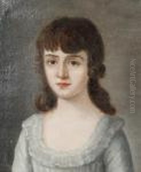 Portrait Of A Young Lady Oil Painting by John Opie