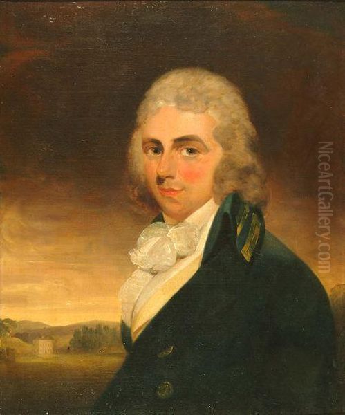 Portrait Of William Clark Of Buckland Tout-saints, Kingsbridge, Devon Oil Painting by John Opie