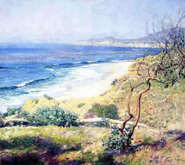 Laguna Shores Oil Painting by Guy Rose