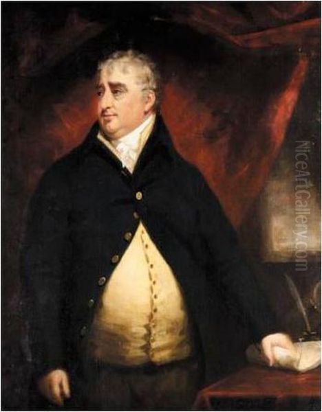 Portrait Of The Hon. Charles James Fox, M.p. Oil Painting by John Opie