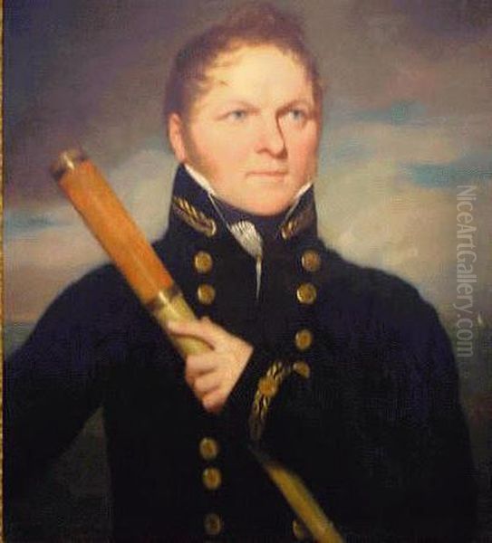 Portrait Of An Admiral Oil Painting by John Opie