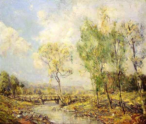 Country Landscape Oil Painting by Guy Rose