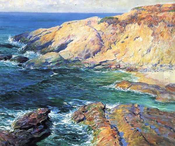 Incoming Tide 1917 Oil Painting by Guy Rose