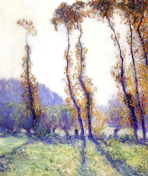 October Morning Oil Painting by Guy Rose