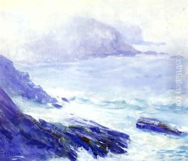 Coastline Oil Painting by Guy Rose