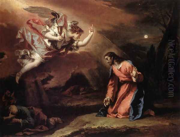 Prayer in the Garden c. 1730 Oil Painting by Sebastiano Ricci