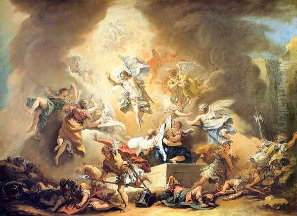 Resurrection Oil Painting by Sebastiano Ricci